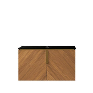 30 Inch Floating Bathroom Vanity with Double Door Wood Cabinet for Modern Bath Storage