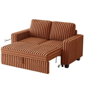 58 Inch Faux Leather Loveseat Compact Two Seat Sofa for Modern Living Spaces