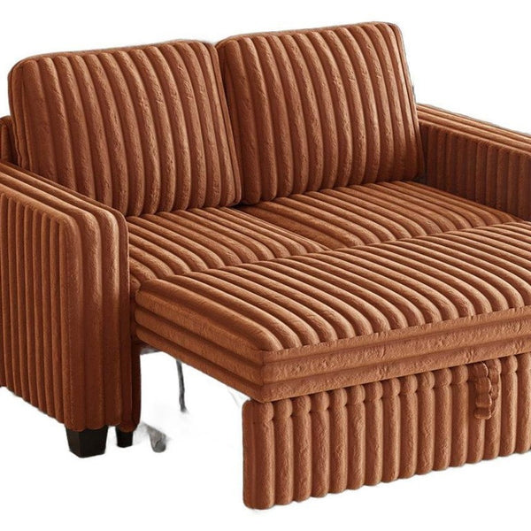 58 Inch Faux Leather Loveseat Compact Two Seat Sofa for Modern Living Spaces