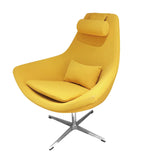 VIG Furniture Modern Kenora - Modern Yellow Eco-Leather Accent Chair  VGBNEC-096