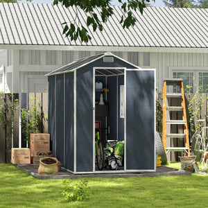 English Elm Campcraft Outdoor Resin Storage Shed with Hd Windows Uv Resistant Polypropylene Build W1598S00027