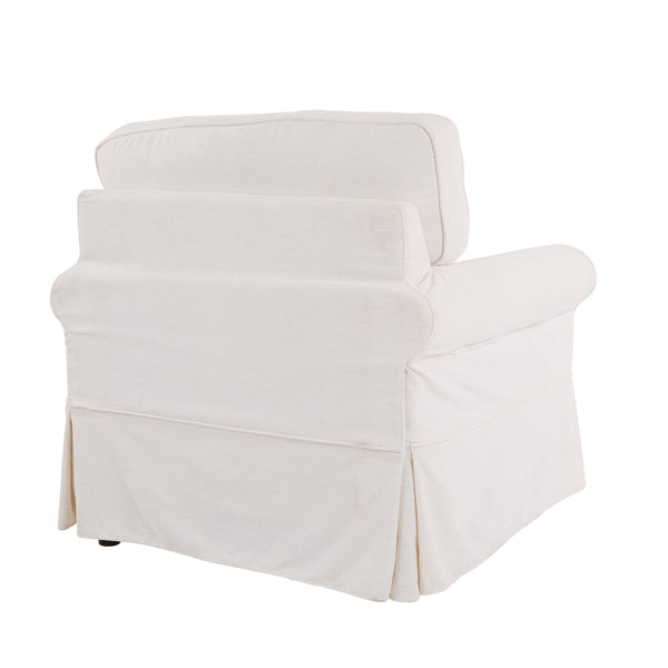 OSP Home Furnishings Ashton Chair Off White