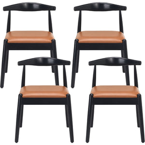 English Elm Weave Dining Chairs Set Of 2 - Handwoven Seat & Solid Oak Frame For Timeless Mid-Century Style T3623P371950-GIGA