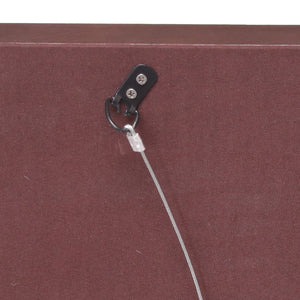 English Elm Christopher Knight Home® - Wall Mirror Blalock Square Handcrafted Goat Leather Frame 27x27in Reflective Accent for Elegant Rooms 68948.00