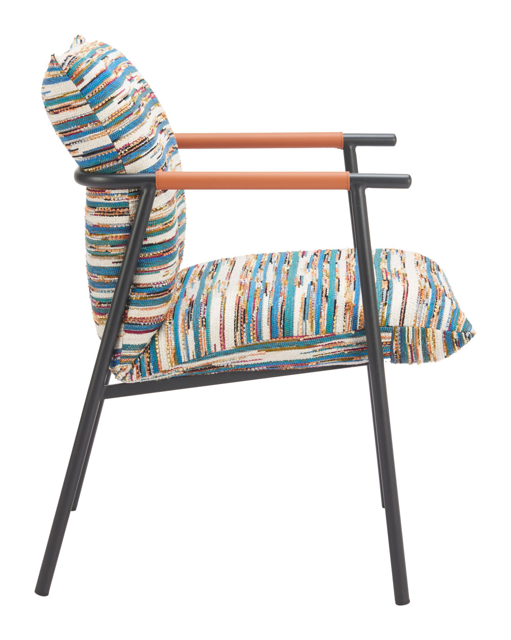 Zuo Modern Reduga Dining Chair In Vibrant Multicolor - Modern Design With Durable Fabric & Stylish Elegance Multicolor 100% Polyester,100% Polyurethane,Steel 110834-zuo-modern