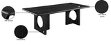 Rivas Black Dining Table 767Black-T Meridian Furniture