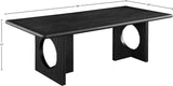 Rivas Black Dining Table 767Black-T Meridian Furniture