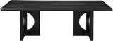 Rivas Black Dining Table 767Black-T Meridian Furniture