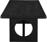 Rivas Black Dining Table 767Black-T Meridian Furniture