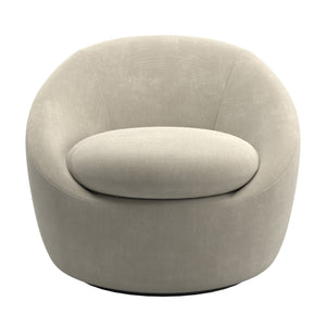 Norell Chenille Swivel Accent Chair with 360 Degree Base for Living Rooms