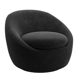 Norell Chenille Swivel Accent Chair with 360 Degree Base for Living Rooms