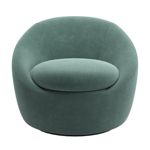 Norell Chenille Swivel Accent Chair with 360 Degree Base for Living Rooms