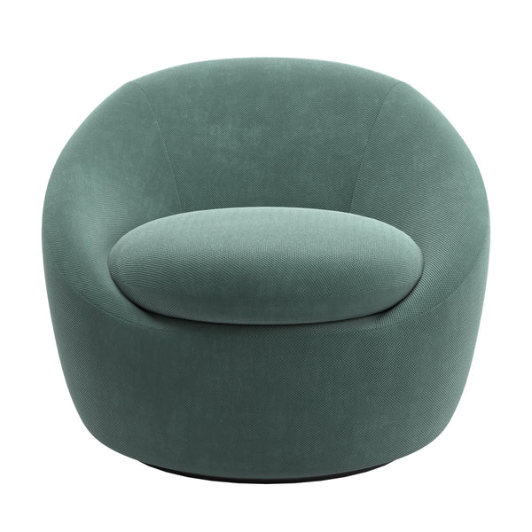 Norell Chenille Swivel Accent Chair with 360 Degree Base for Living Rooms