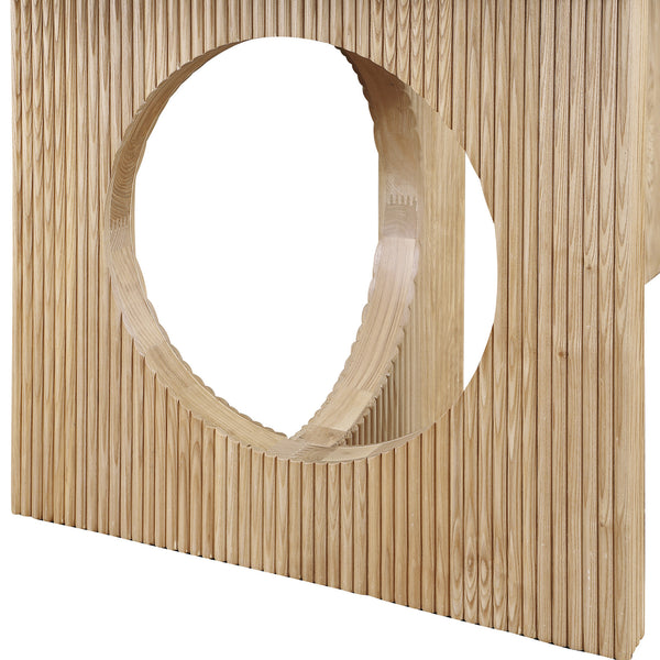 Rivas Natural Oak Dining Table 767Oak-T Meridian Furniture