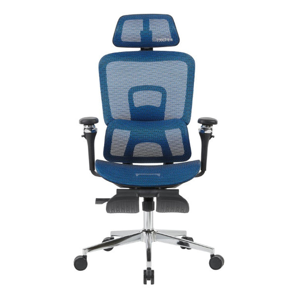 Ergonomic Swivel Gaming Chair with Adjustable Height Rolling Base and Built-in Footrest Support