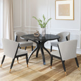 Sumay Dining Table Black 110086 Zuo Modern