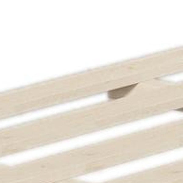Solid Wood King Bed Frame for an Elegant Inviting Bedroom with Natural Timeless Charm