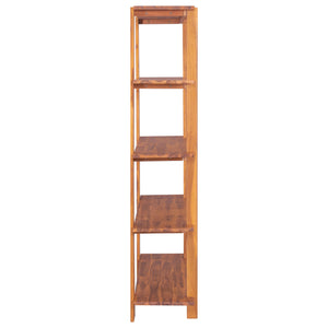 English Elm Christopher Knight Home® - Big 4-Tier Wooden Open Bookcase Acacia Wood Teak Finish — Sturdy 4-Shelf Display, 180 lb Capacity, Anti-Tip Stabilizer (75.5 x 19.5 x 11.4) N758P303160T