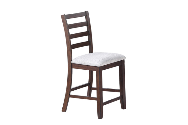 English Elm Contemporary 6Pc Counter Height Dining Set With Lift-Top Table, Storage Bench & Ladder-Back Chairs B011S01894