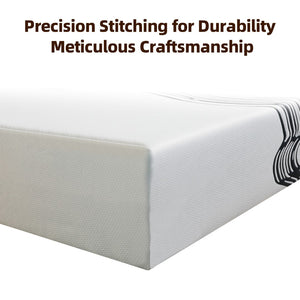 English Elm 12-inch King Mattress Five Layer Foam Zoned Support Japanese Crafted Wave Knit Cover W5081P394369