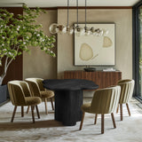 Mesa Black Dining Table 768Black-T Meridian Furniture