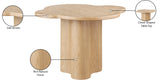 Mesa Natural Oak Dining Table 768Oak-T Meridian Furniture