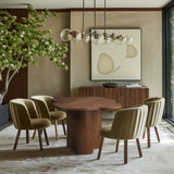 Mesa Walnut Dining Table 768Walnut-T Meridian Furniture