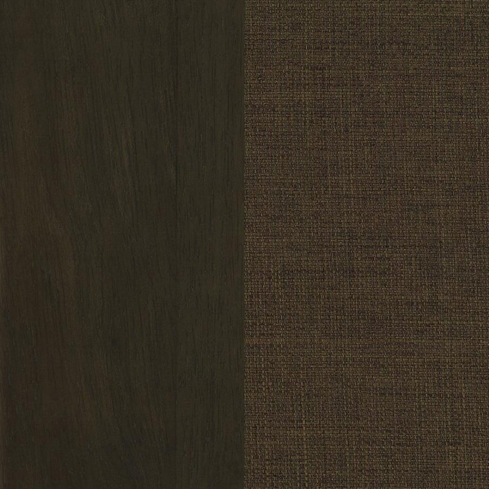 English Elm Set Of 2 Fabric Upholstered Dining Chairs In Rich Chocolate With Espresso Wood Frame Design B016P223109-GIGA