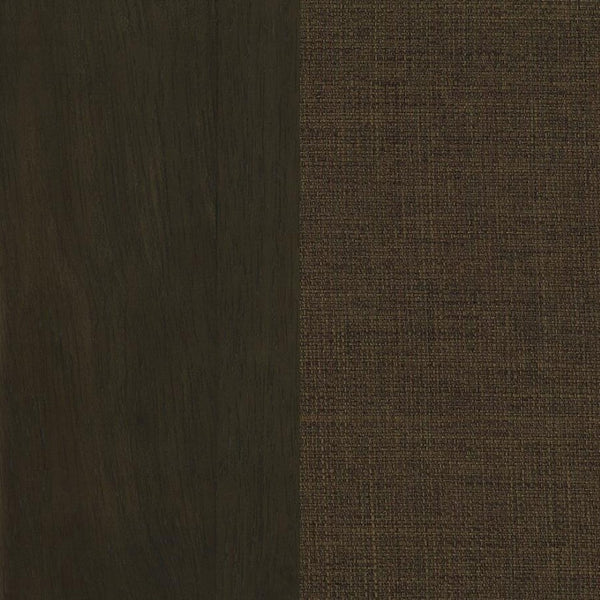 English Elm Set Of 2 Fabric Upholstered Dining Chairs In Rich Chocolate With Espresso Wood Frame Design B016P223109-GIGA