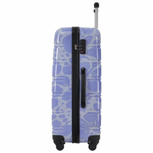 English Elm Hardshell Polycarbonate Luggage Set Three Piece Tsa Lock Spinner Travel Suitcases Blue N732P306618C