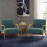 INK+IVY Novak Mid-Century Lounge Chair Set of 2 II100-0582 Teal