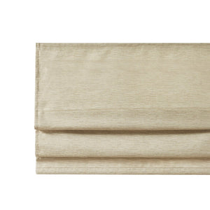 English Elm Printed Faux Silk Room Darkening Cordless Roman Shade with Thermal Backing, OEKO‑TEX Certified Energy Efficient Window Covering taupe 6.04 L x 11.42 W x 7.48 H B03598313
