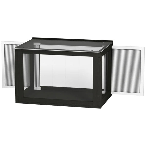 English Elm Pet Window Catio Enclosure Fir Wood Frame Acrylic Panels Outdoor Cat Perch T3971P481403