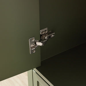 English Elm Fully Assembled 18'' Green Bathroom Vanity – Compact, Stylish, And Ready To Install With Hardware Options! W1826P343437