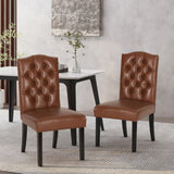 Christopher Knight Home® - Noble House - Harriet Contemporary Tufted Dining Chairs (Set of 2)