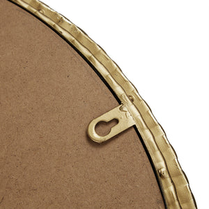 JLA Home Madison Park - Gold Arched Wall Mirror with Dazzling Gold Finish, Ready-to-Hang Decorative Accent for Entryways MP95F-0327