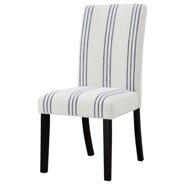 English Elm Evanston Farmhouse X-back Dining Chairs White Hardwood Set with Gray Upholstered Seats B062P441429
