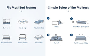 English Elm Twin Hybrid Mattress 10 Inch Pocketed Coil Memory Foam Medium Firm Sleep Support W2889P453494
