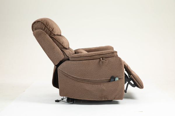 English Elm Lounge Electric Lift Chair With Full Recline, Massage, Heating & Storage For Ultimate Comfort W547S00057