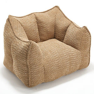 English Elm Sofa plush beanbag chair with superfiber cover and resilient foam filling for ultimate home comfort and relaxation Coffee W1996P252265