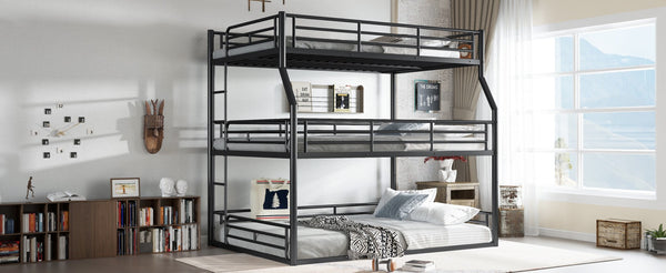 English Elm Twin Xl Solid Pine Loft Bed with Built-in Led Lighting and Storage Shelves Black W1580S00586