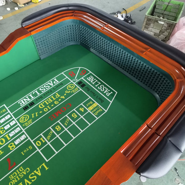 English Elm Craps Table Top Replacement Green Felt Casino Layout for Ino Design Game Room Play W2748P222816