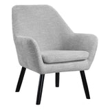 OSP Home Furnishings Della Mid-Century Chair Grey