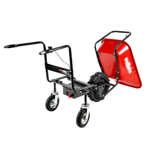 English Elm Wheelbarrow Electric 24v Brushless Motor 78l Steel Cart Forward Reverse Outdoor Hauler N727P171068R