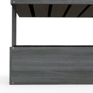 English Elm Outsunny Vertical Garden Planter Box - 4-Tier Wooden Design For Flowers, Herbs, And Vegetables, Gray W2225P174399-GIGA