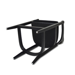 English Elm Jennifer Taylor Home - Americana Mid-Century Modern Cane Back Counter Stool - Elegant Jet Black Woven Design For Dining Spaces B2719P238382