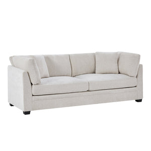 English Elm Christopher Knight Home® - 83.50" Modern Flared Arms Sofa with Chenille Upholstery, High-Density Cushions and Sturdy Legs Beige N771P345835M