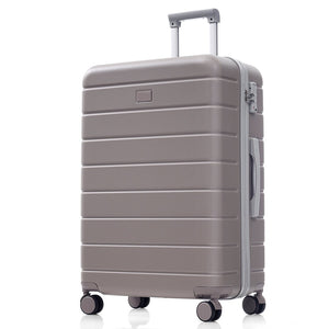 English Elm Premium Abs Hardshell 3 Piece Suitcase Set with Tsa Locks and Spinner Wheels Light Brown N726P296022U