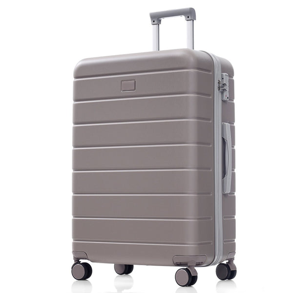 English Elm Premium Abs Hardshell 3 Piece Suitcase Set with Tsa Locks and Spinner Wheels Light Brown N726P296022U