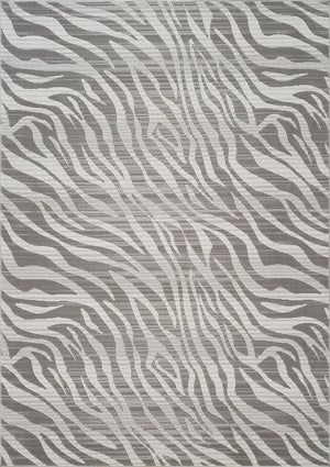 English Elm Geometrix Gray Area Rug 7'10" X 10'6" - Modern Geometric Design, Stain Resistant, Kid & Pet Friendly B186P316828